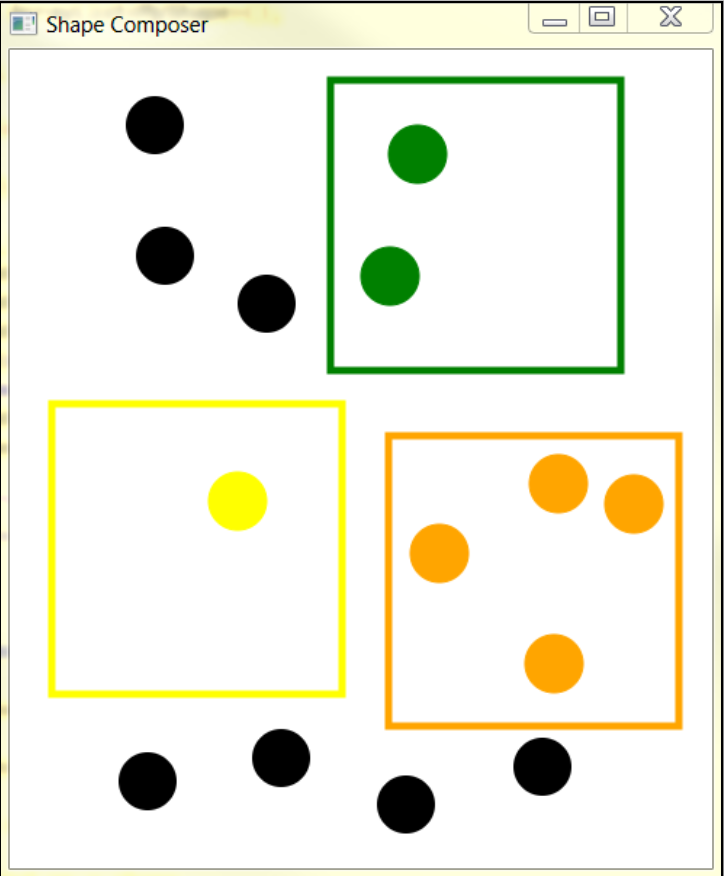 [JAVA] Write a JavaFX program which implements Composite design patternUse JavaFX mouse