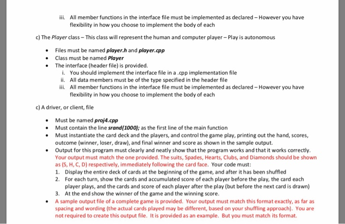 represents the card suits enum suit {clubs, hearts, spades, diamonds}; class Card