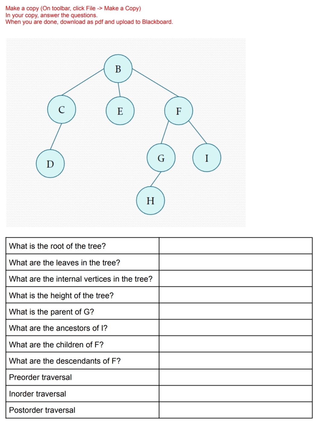  Make a copy (On toolbar, click File -> Make a Copy)