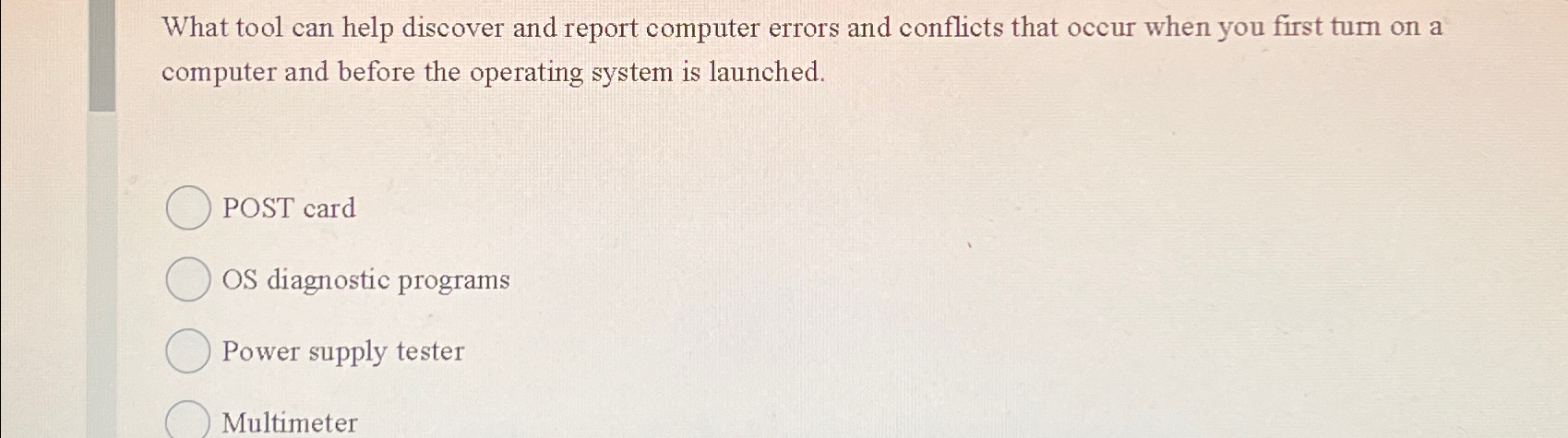  What tool can help discover and report computer errors and conflicts