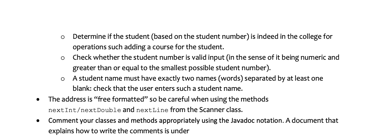 put the code and explain it. and please write the java code