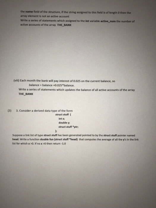 book. The structure is to consist of three fields: a 20 element