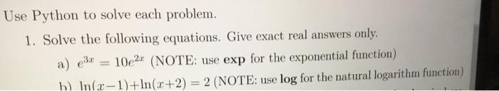 how do i put this equation in coding form using python? Use