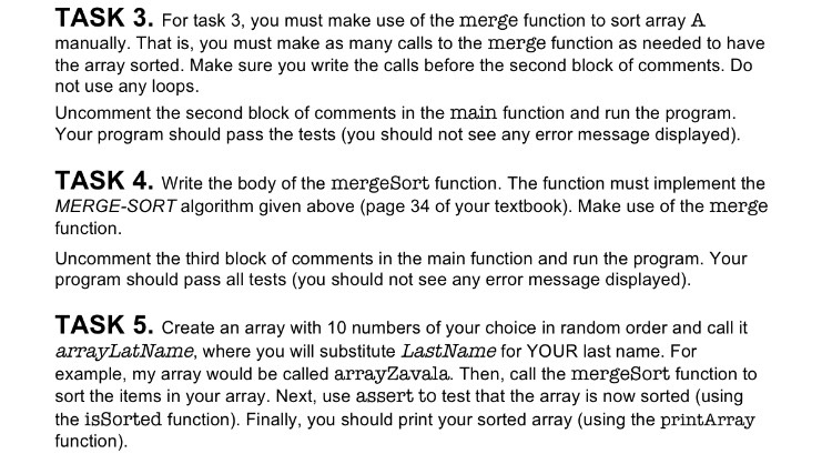 the task below. Starter code I was given: #include #include #include using