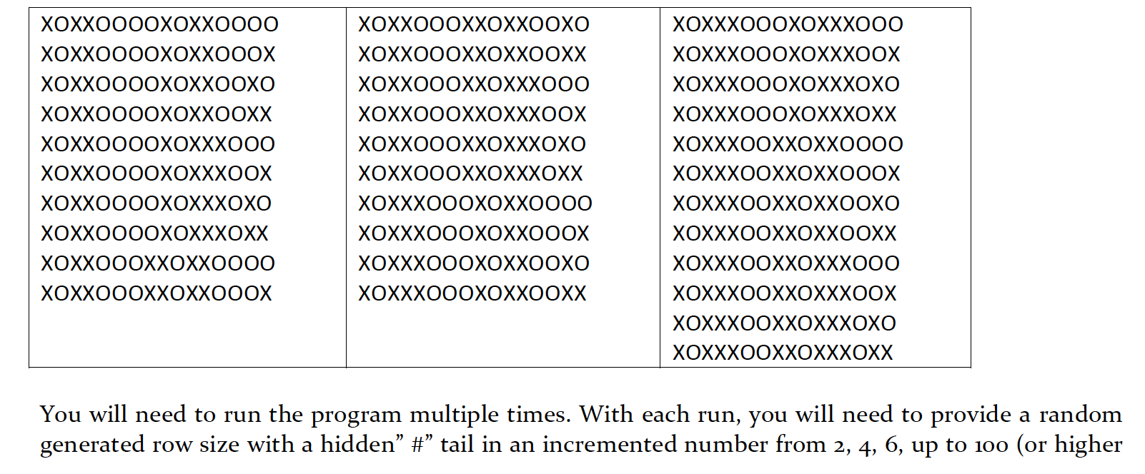 methods to store an array In this programming part you are asked