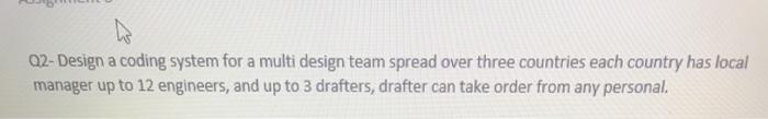  02- Design a coding system for a multi design team spread