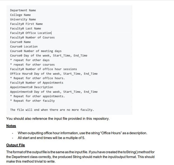readability. Here is an example: public enum DaysofWeek { SUNDAY, MONDAY, TUESDAY,