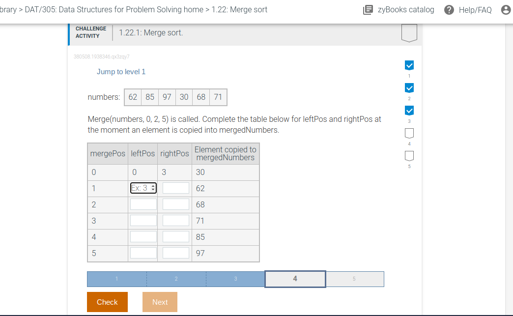  brary > DAT/305: Data Structures for Problem Solving home > 1.22: