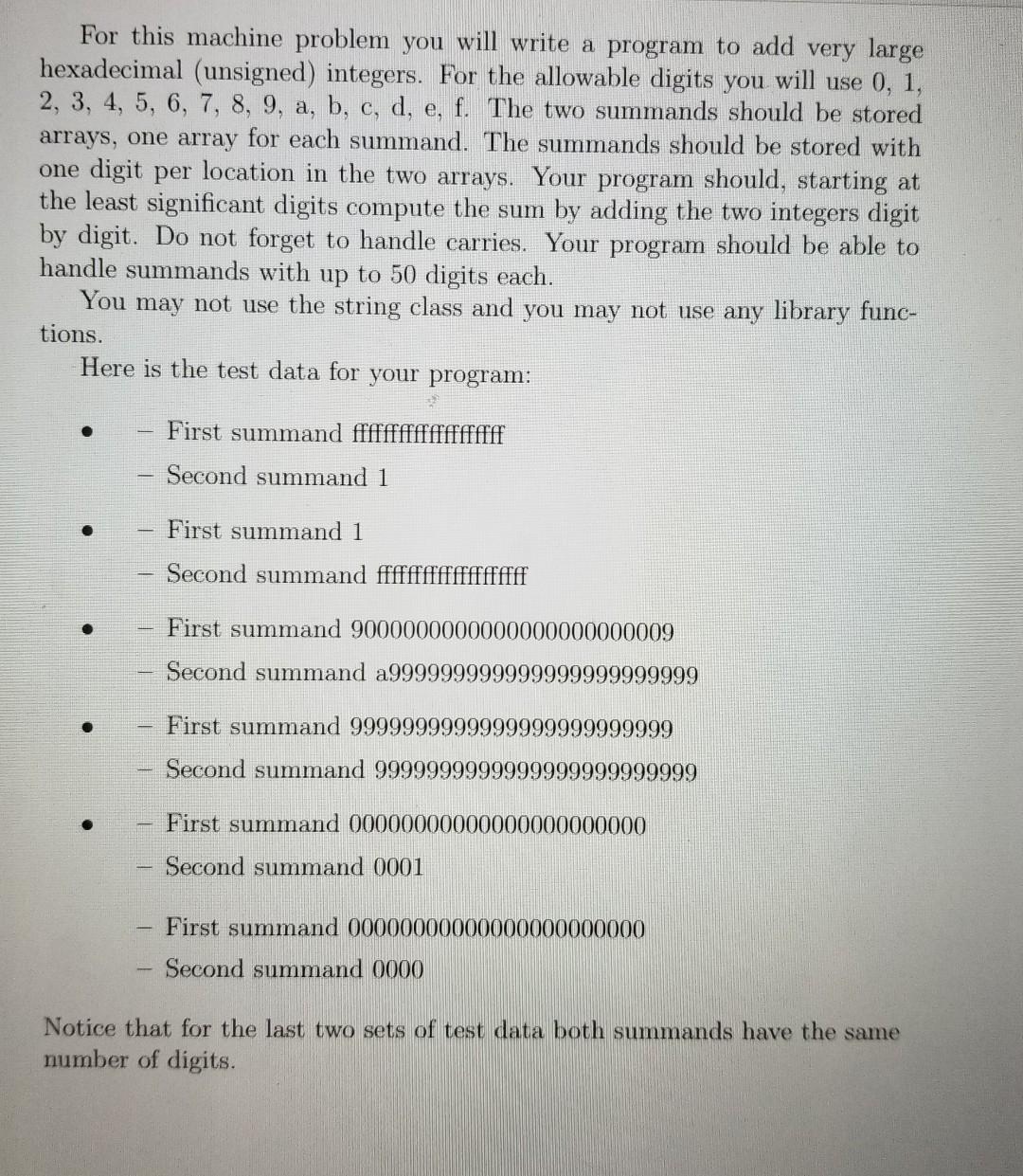 data structures and algorithm analysis For this machine problem you will write