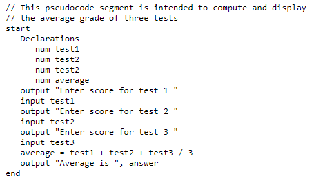 Each file starts with some comments (lines that begin with two slashes)