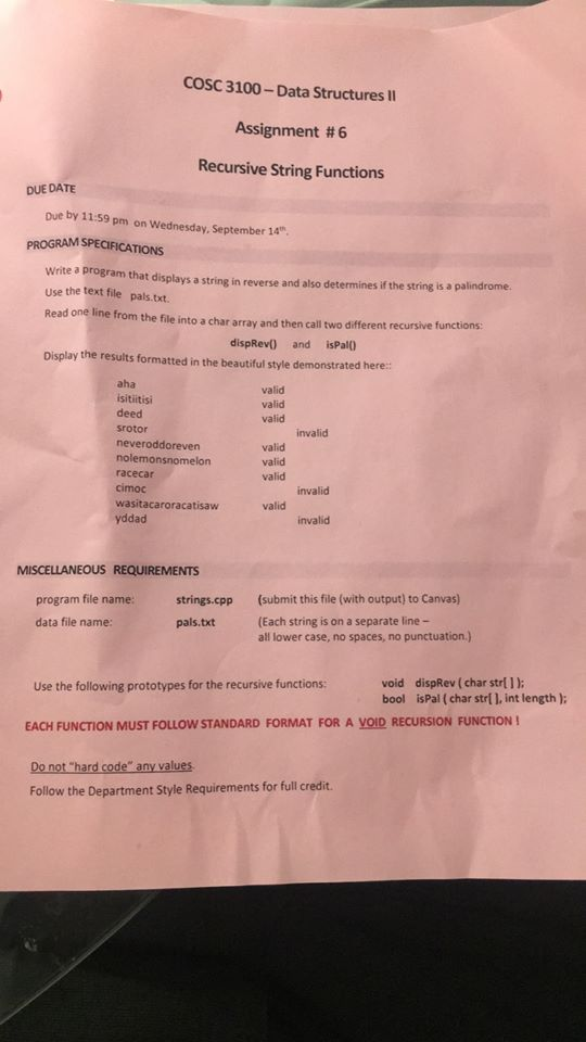 Team, I mneed help with this C++ program cosc 3100-Data Structures I