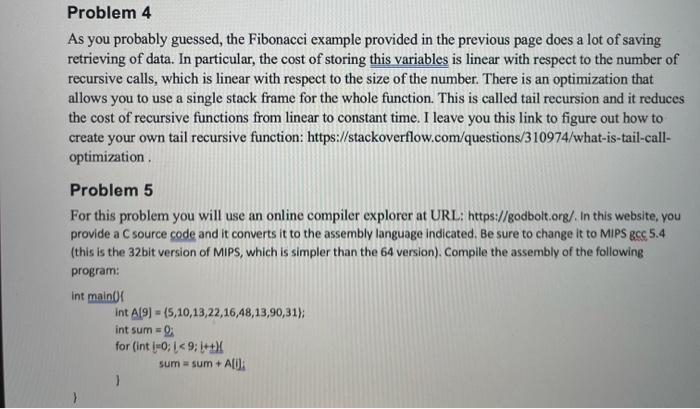  Can i get help with these two problems? Problem 4 As