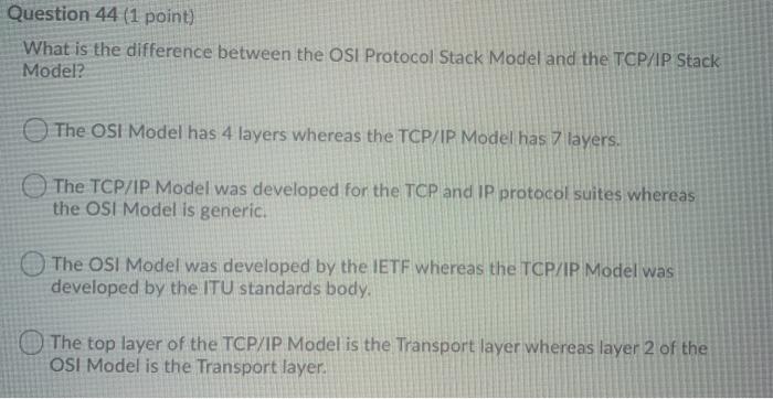 Question 43 (1 point) A web client is sending a request for