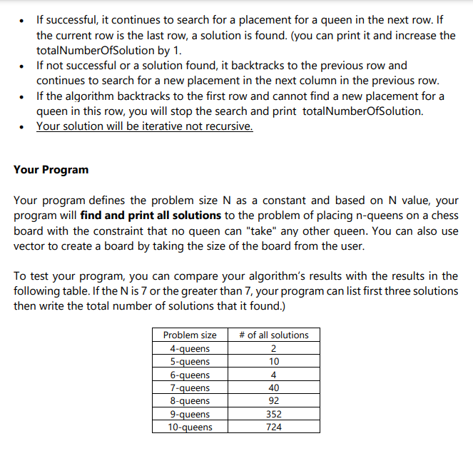 n queens on an nxn chessboard such that no queen can attack