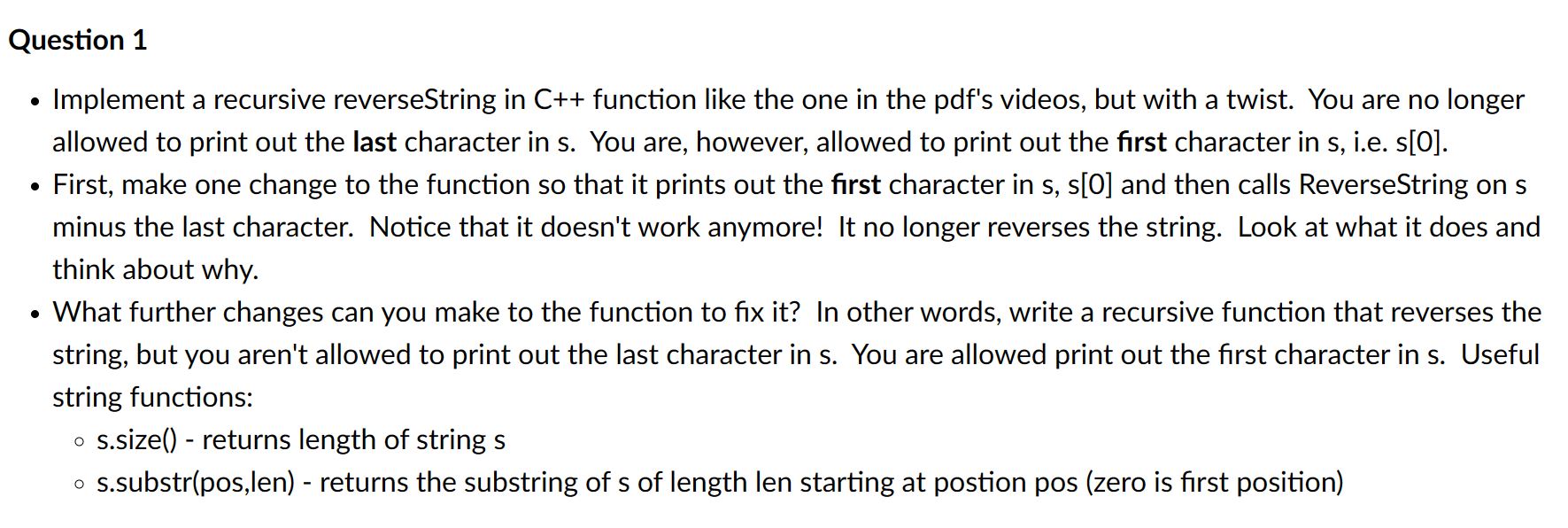  C++PDF code: */ #include using namespace std; /** Displays the reverse