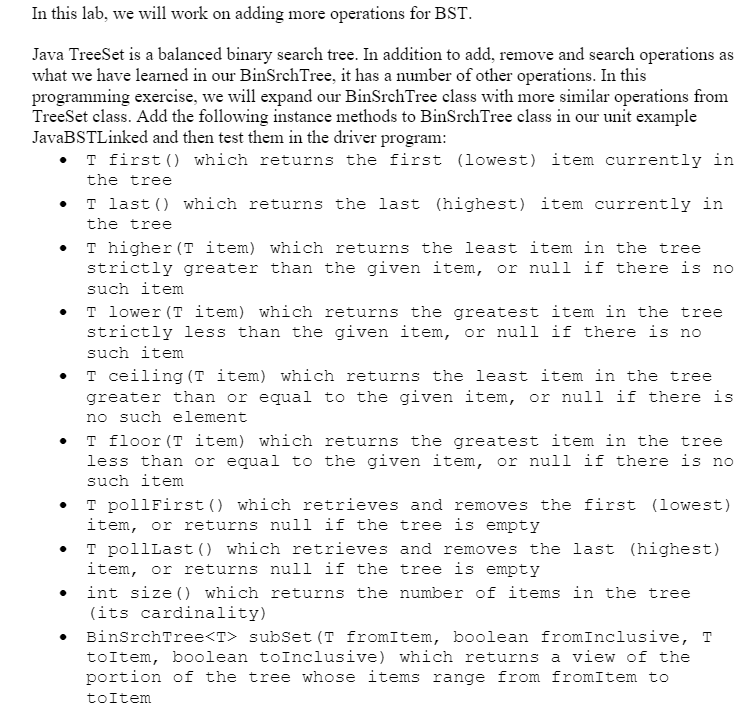  please implement the following methods import java.util.Queue; import java.util.LinkedList; /** *