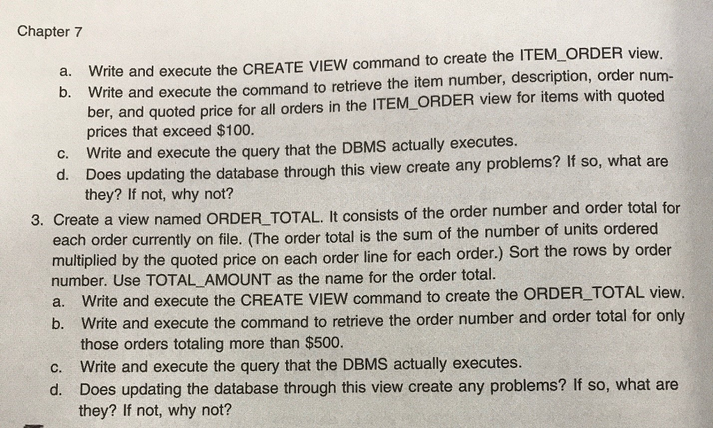  Please answer #3 Assume the data to answer the question. What