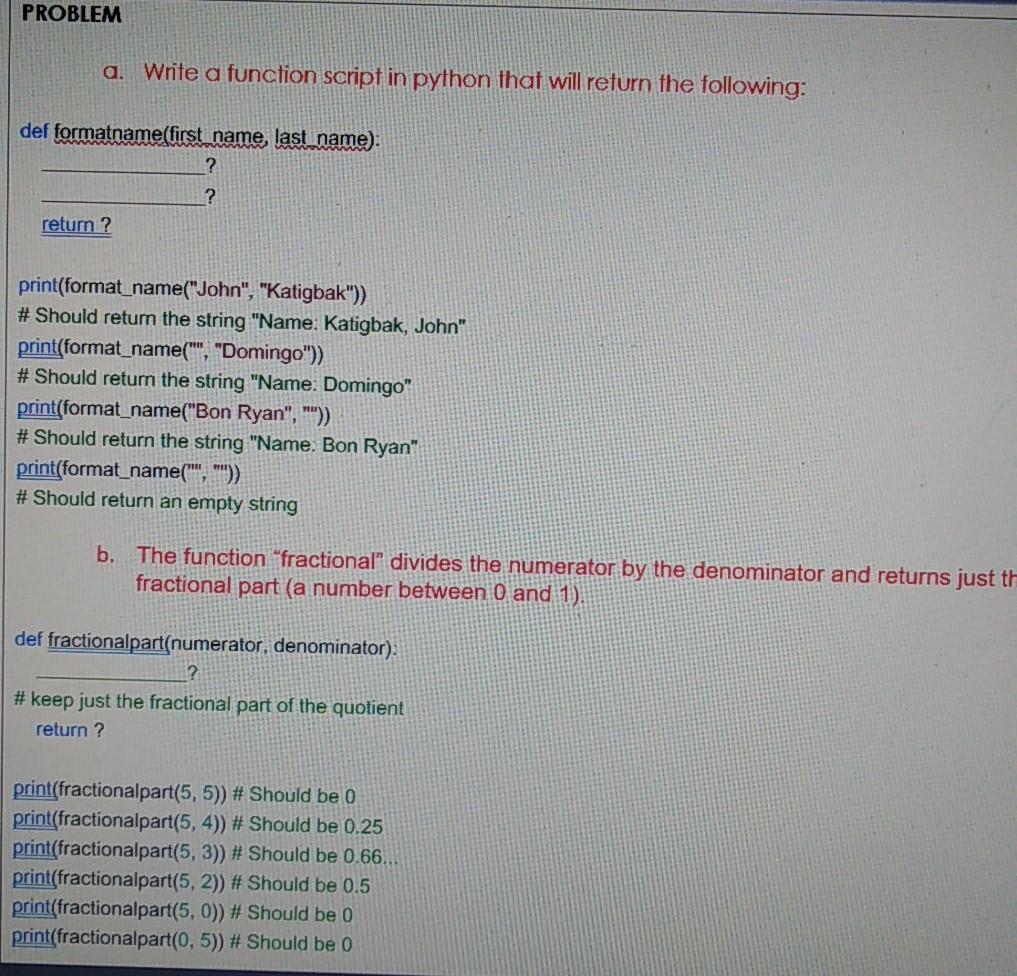 Please help me with this machine problem, thanks. PROBLEM a. Write