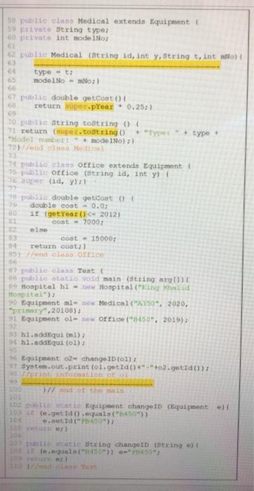 =null; O. eqList[nbE]=0; nb--; none eglist[nbE---]=null; oblielas Hompital DE Lattring names private