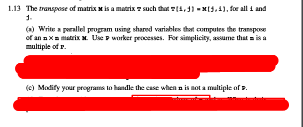 and C process worker(w = 1'to P] { # strips in parallel
