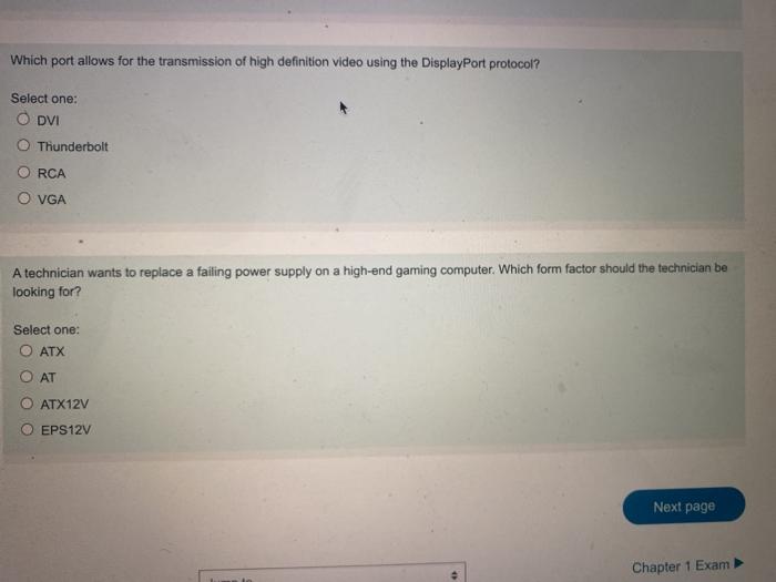 RAM Which motherboard form factor has the smallest footprint for use in