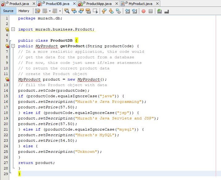 a version of the Product application so it adds a class named