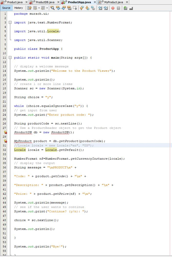 MyProduct that extends the Product class and enhances its functionality Review the