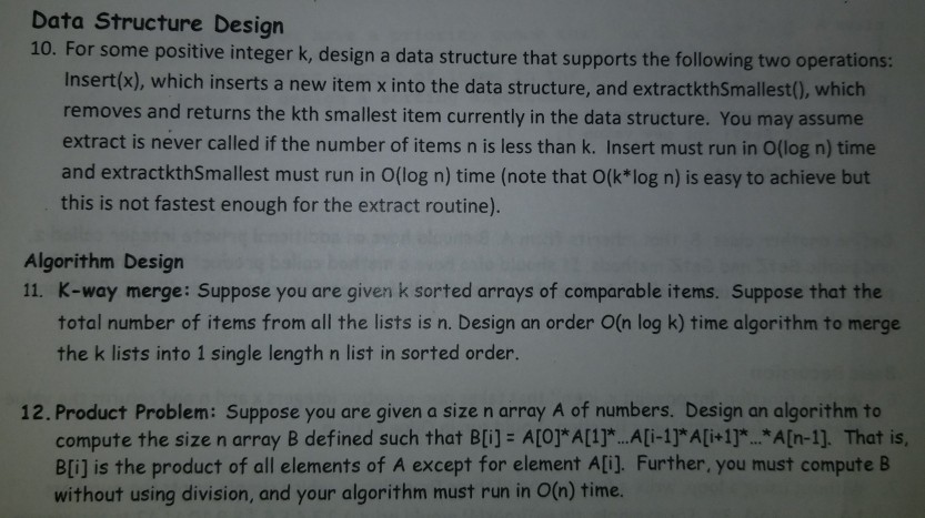 will give thumbs up, thanks! Data Structure Design 10. For some