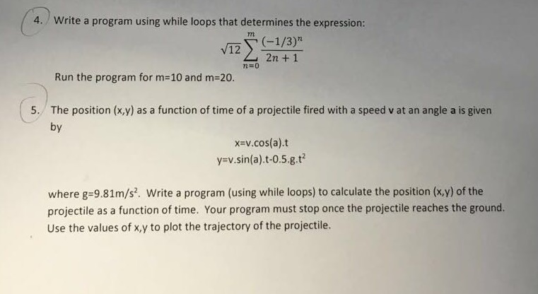 Please do these two questions for me. Answer both questions please. Thanks.