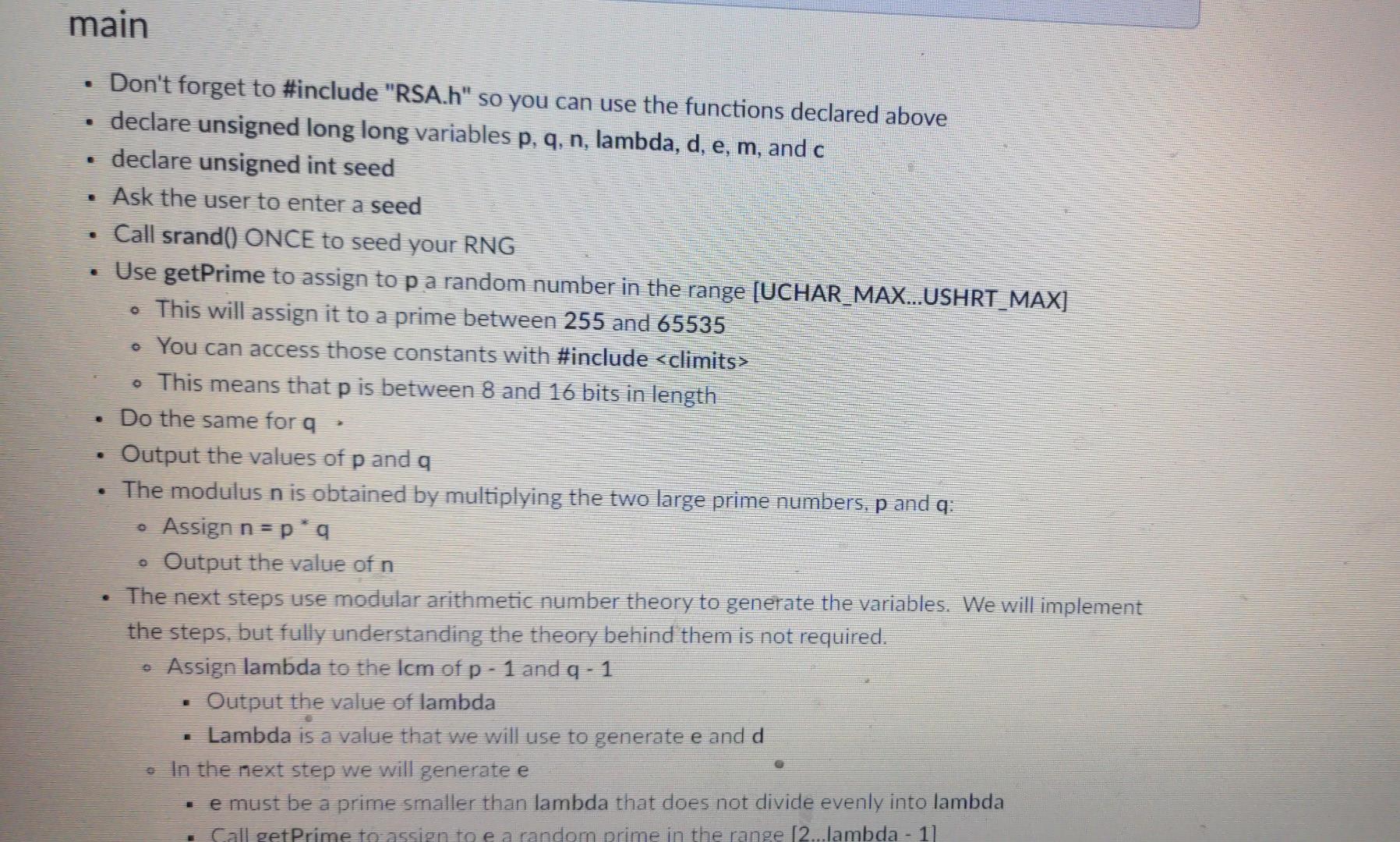 individually to make sure they work before using them in main Use