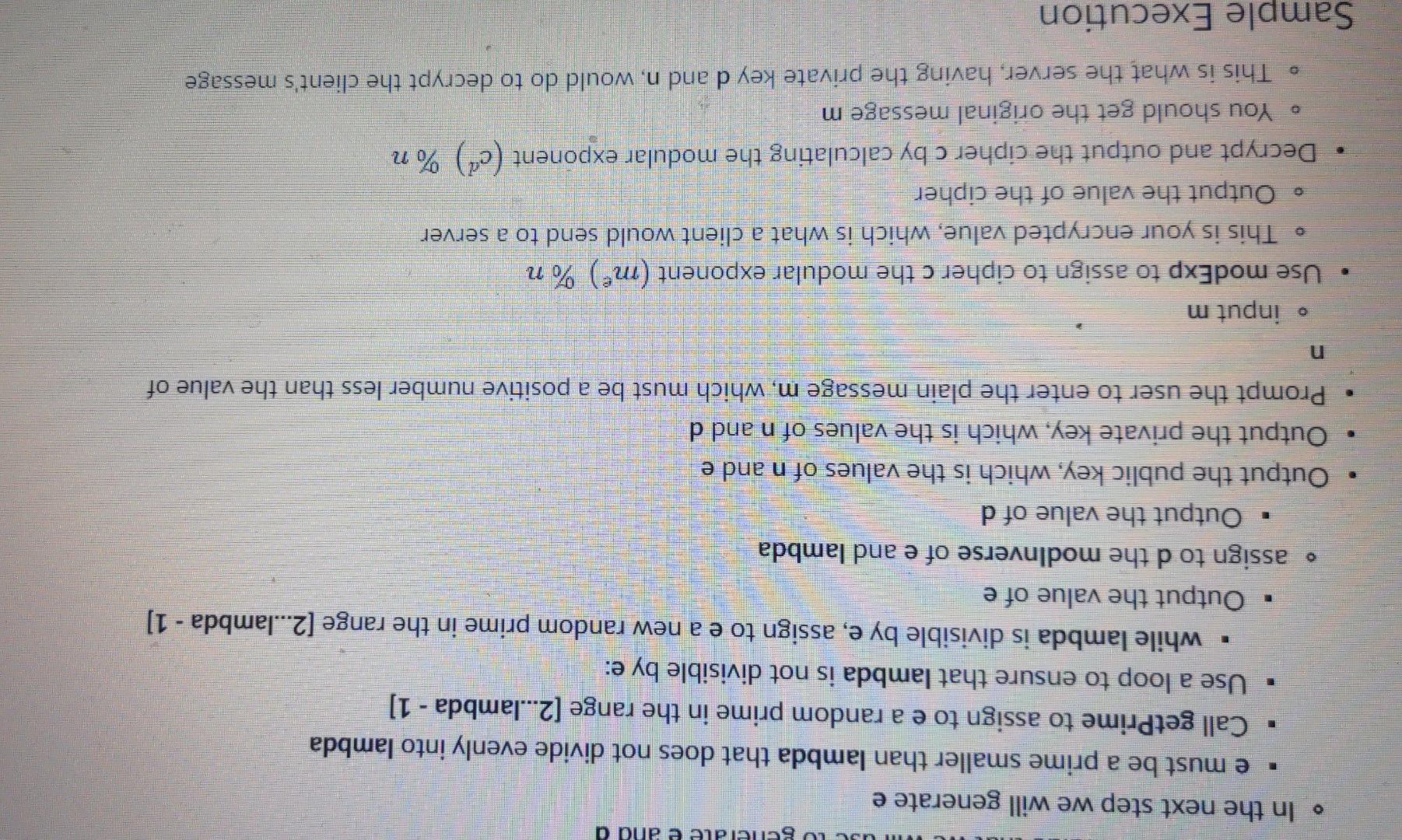 the following code for RSA.h: #ifndef RSA_H_INCLUDED #define RSA_H_INCLUDED bool isPrime(unsigned long