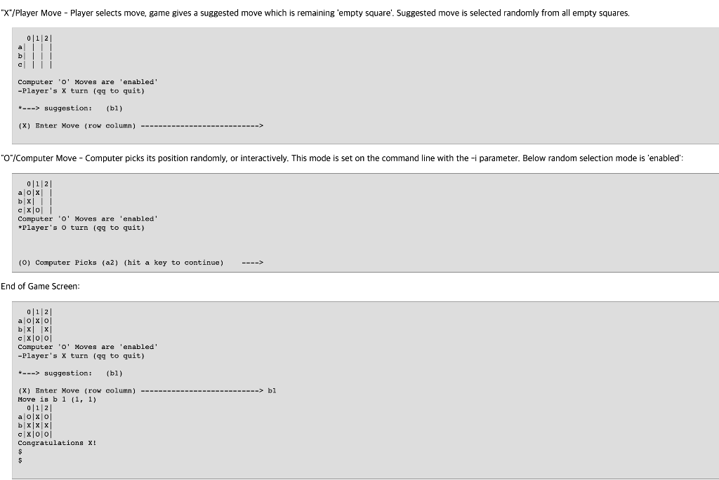 winningmove(char** Board, int i, int j); // Prints the board void printboard(