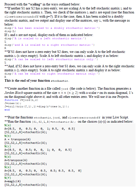 vector with nonnegative entries is called a probability vector if the sum