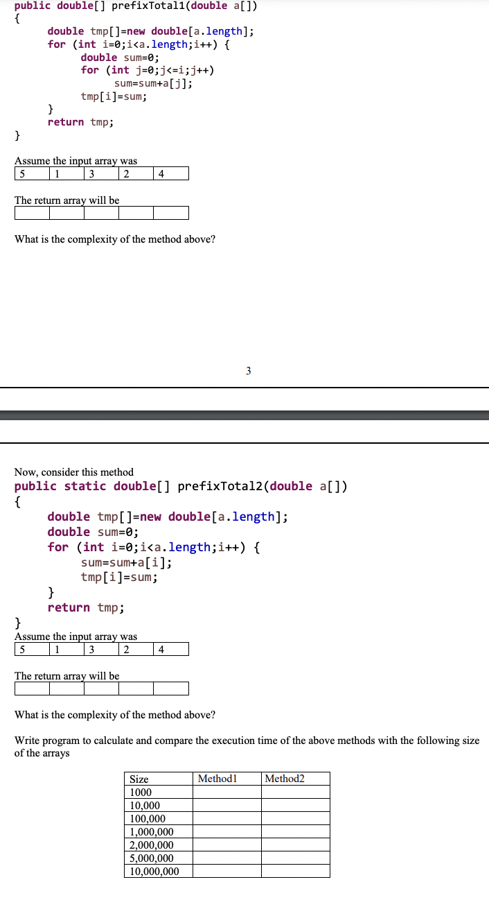 Assume the input array was \begin{tabular}{|l|l|l|l|l|} \hline 5 & 1 &