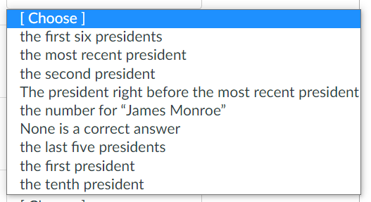 Visual Basic Exercise 7.1.32. Suppose the array pres has been filled with