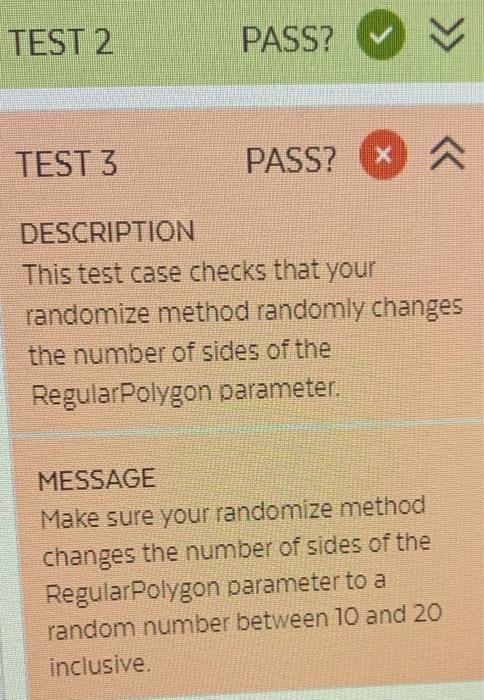 of sides to a random integer between 10 and 20 inclusive, and