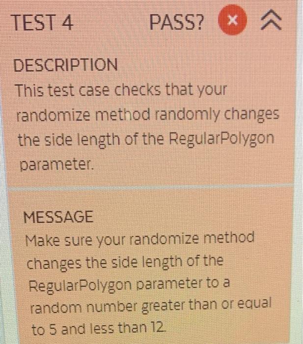 sets its side length to a random decimal number greater than or