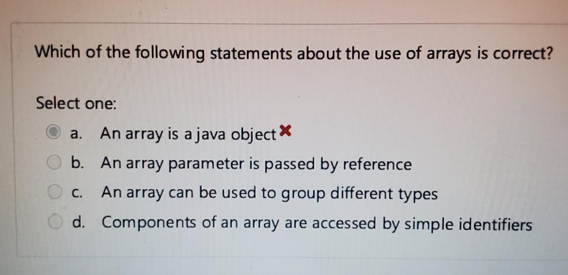 error x d. It would give a runtime error A student's numeric