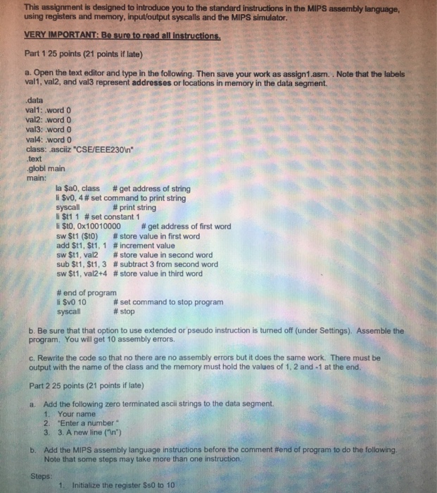  PLEASE DO NOT USE PSEUDO CODE! This assignment is designed to