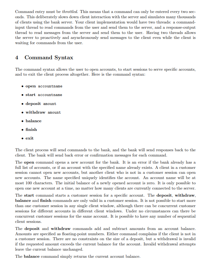 write programs for a multithreaded banking system simulation This will give you