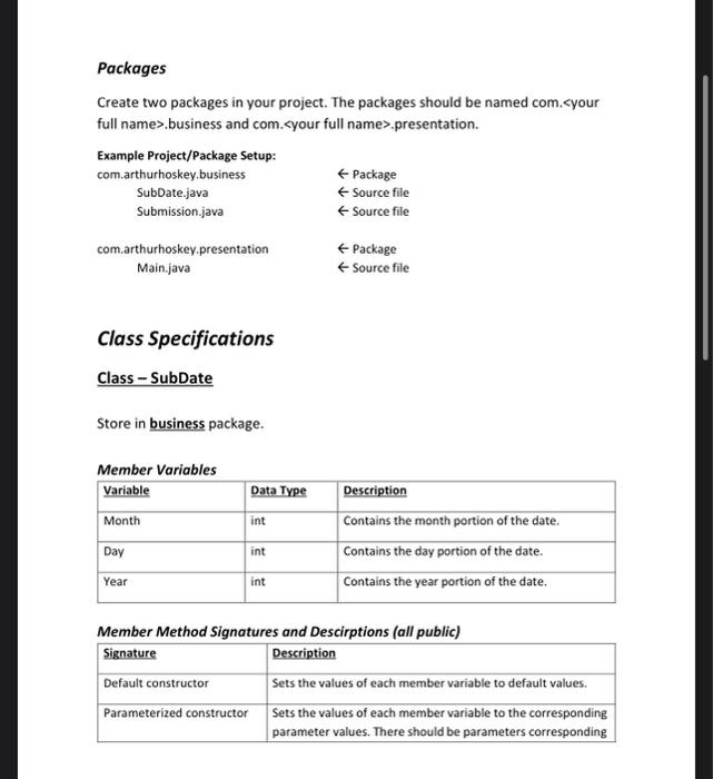 Computer Programming Due:2/28/2023@9:25am Submission Guidelines Create a winzip file containing the WHOLE