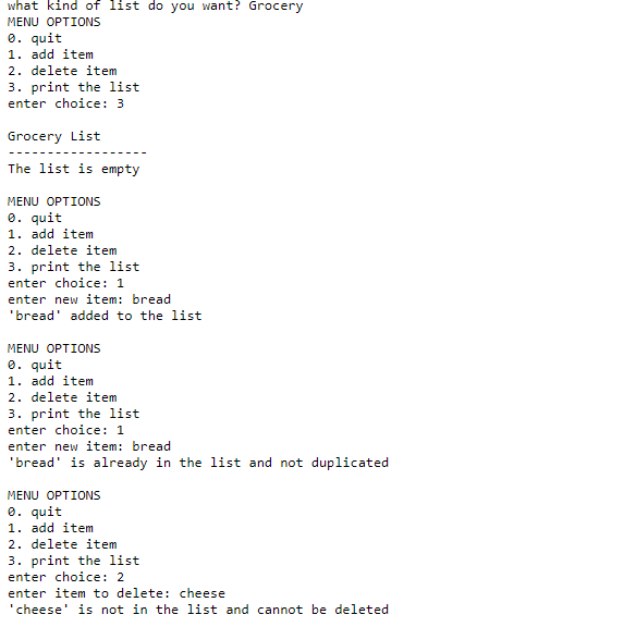 create a menu driven program. the program should include a menu function