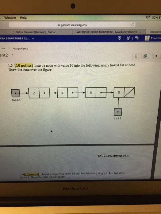 (2) s push (3) system. out.println (s.pop Suppose that s is represented