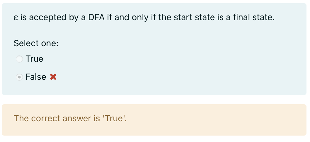 Can you explain why the answer to this question is true