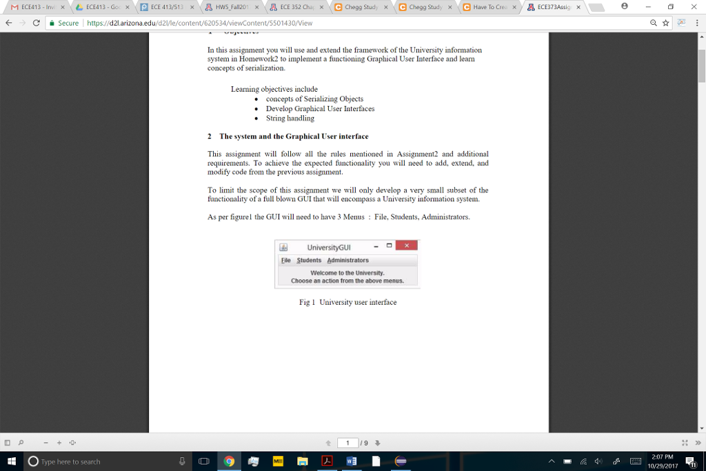 provided the code for the saveData() and loadData methods. The GUI should