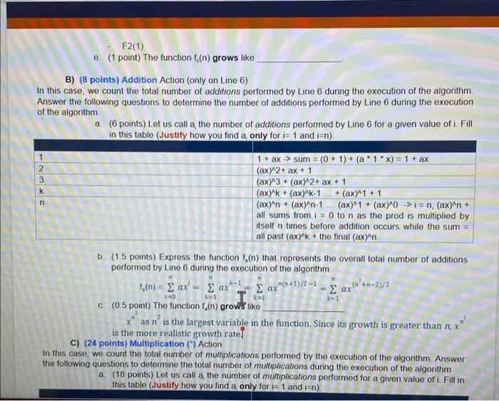 sum = 0 2: for i = 0 ton 3: prod =
