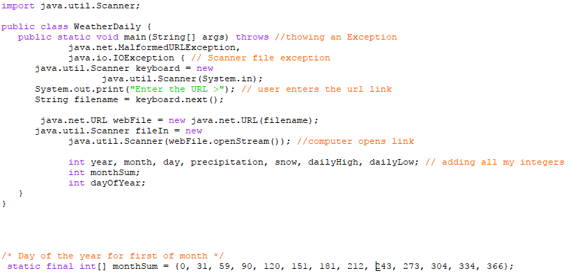  I need help with all my errors !! import java.util.Scanner public