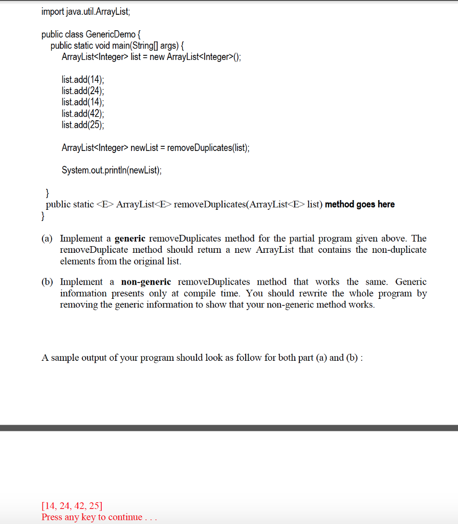 Question with subsections: Study the given partially completed prgram given below: import