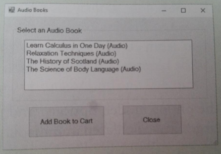 audio book, use a module with global variables to hold the name