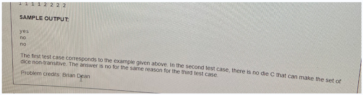 these games is played with two dice X and Y Both are